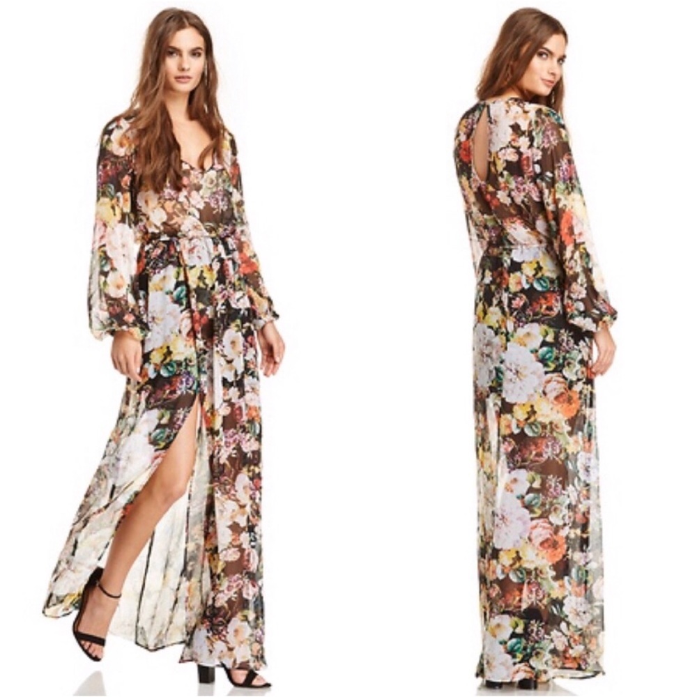 Show Me Your Mumu floral asymmetrical dress - Picture 2 of 3